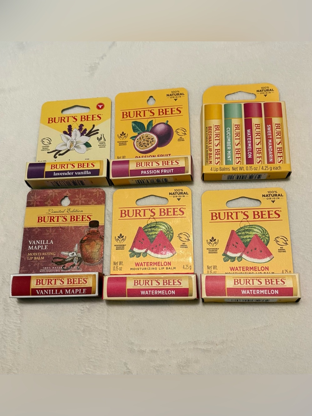 Burt’s Bees 100% Natural Lip Balm Chapstick
